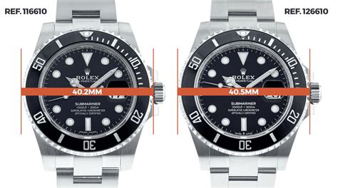 rolex sub case size|Rolex submariner case diameter.